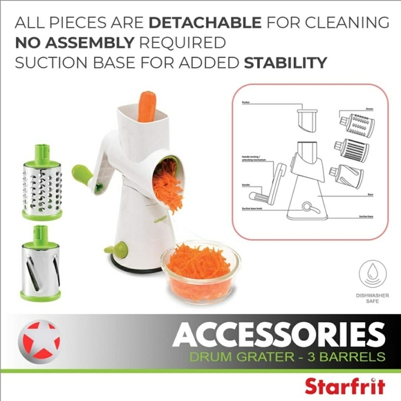 Starfrit Drum Grater - Never Used - Picture 3 of 3